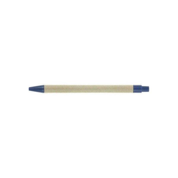 Recycled cardboard ball pen | Nicholas - navy blue
