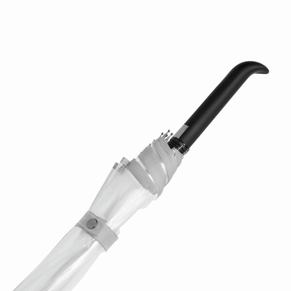 Automatic Windproof Stick Umbrella Vip - Transparent / White