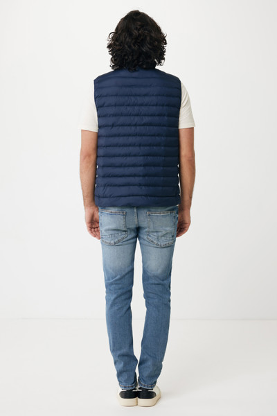 Iqoniq Meru moški telovnik, recikliran poliester - Mornarica / 2XL