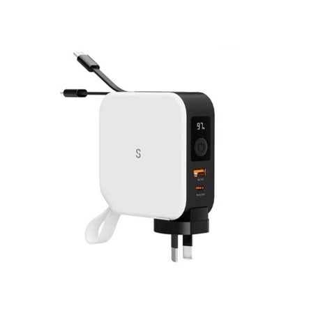 Powerbank Traveler 4in1 10000mAh - WHITE