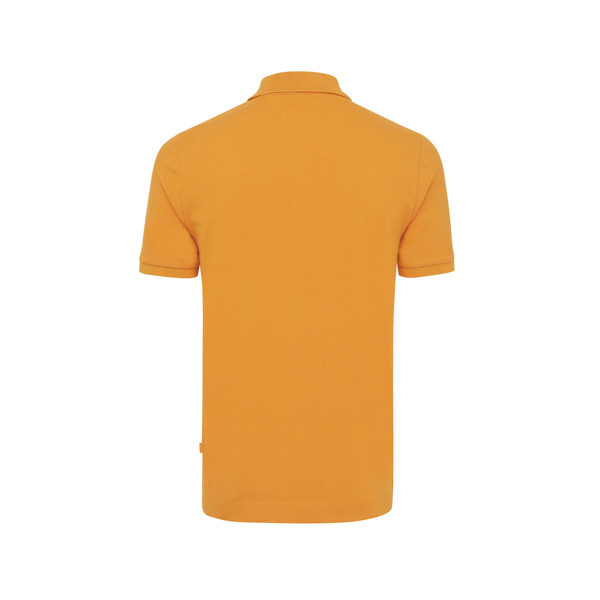 Polo en coton piqué et recyclé Iqoniq Yosemite - Sundial Orange / XL