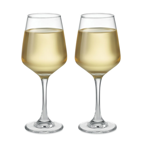 Set kozarcev za vino Cheers, 400 ml, soda limeta