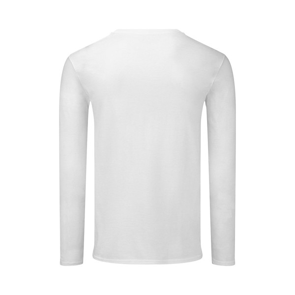 Adult White T-Shirt Iconic Long Sleeve T - White / M