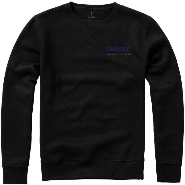 Sweater ras du cou unisexe Surrey - Noir / XL