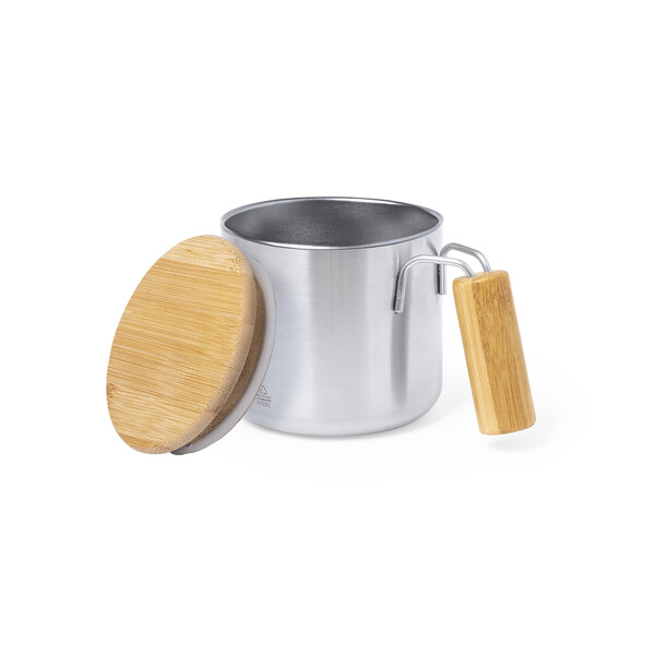 Taza Térmica Claire - Plateado