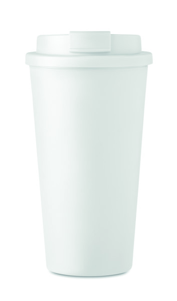 Gobelet double paroi 450 ml Tuesday - Blanc