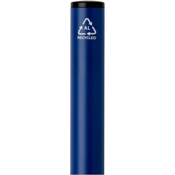 Verton recycled aluminium twist ballpoint pen with sleeve (blue ink) - Ocean Blue