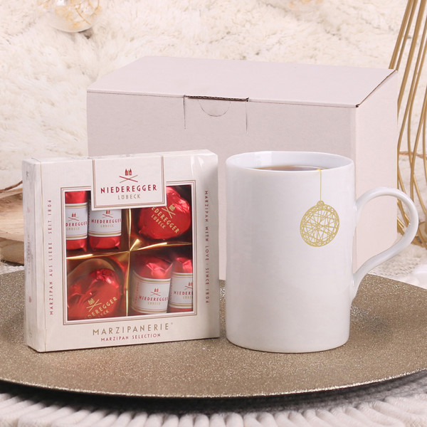 Tango porcelain mug set, chocolates 75g