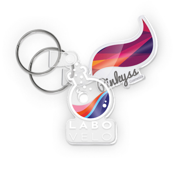 KEY RING CREATION PMMA EP 3mm MAXI 20 cm2 - Transparent / Creation_OEM