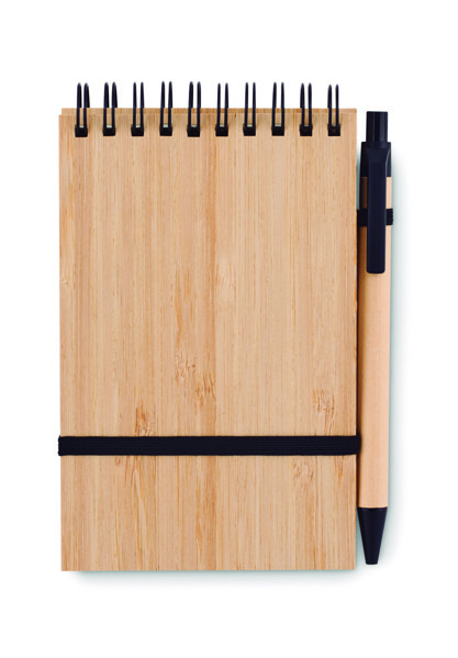 Set de bloc-notes A6 en bambou Sonorabam