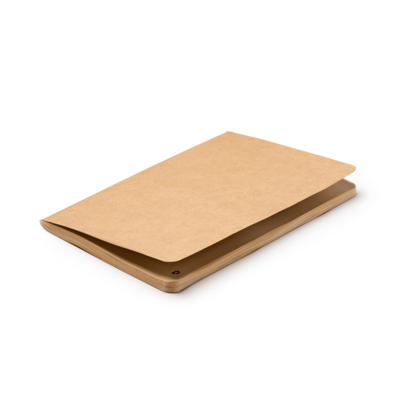 Libreta personalizada A5 de cartón reciclado con papel FSC 60 hojas
