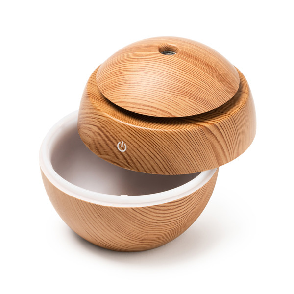 Humidificador difusor de aromas personalizado 130 ml con luz LED multicolor