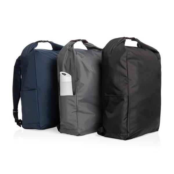 Sac à dos rolltop en rPET Impact AWARE™ - Bleu Marine