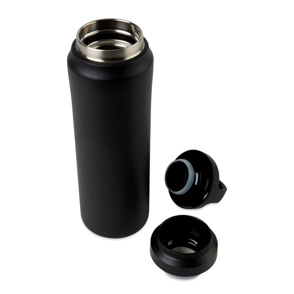 Fľaša na vodu Aviana™ Rowan 470 ml z RCS - Čierna