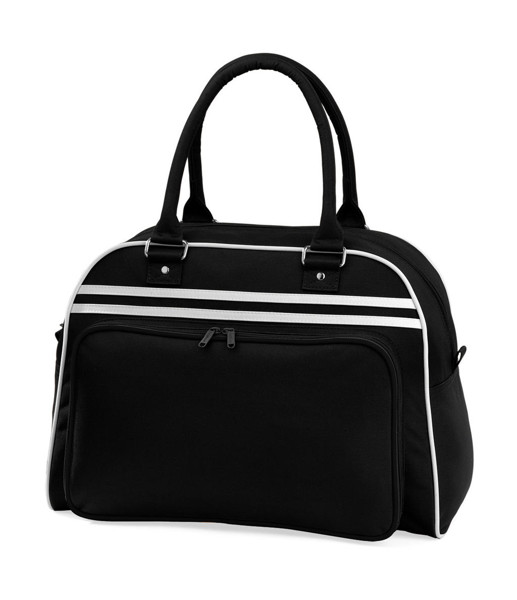 Retro Bowling Bag - Black / White / ONE SIZE