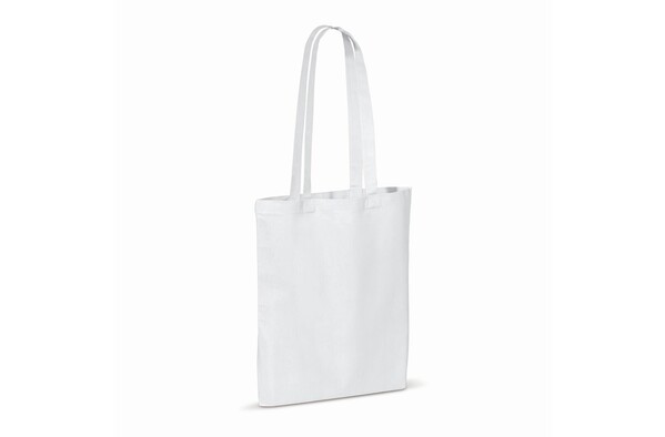 Sac en coton recyclé 140g/m² 38x42cm - Blanc