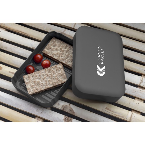 Amuse Recycled PP Lunch Box - gris/vert