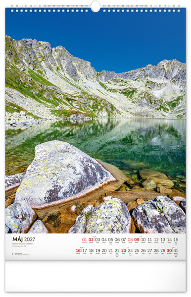 Notique Nástenný Kalendár Tatry 2027, 33 x 46 cm