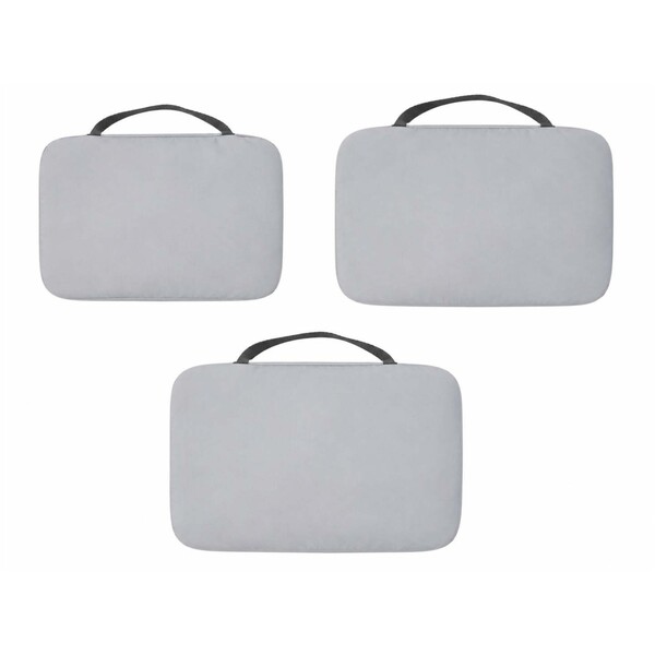 Jet GRS recycled packing cubes - set of 3 - Grey