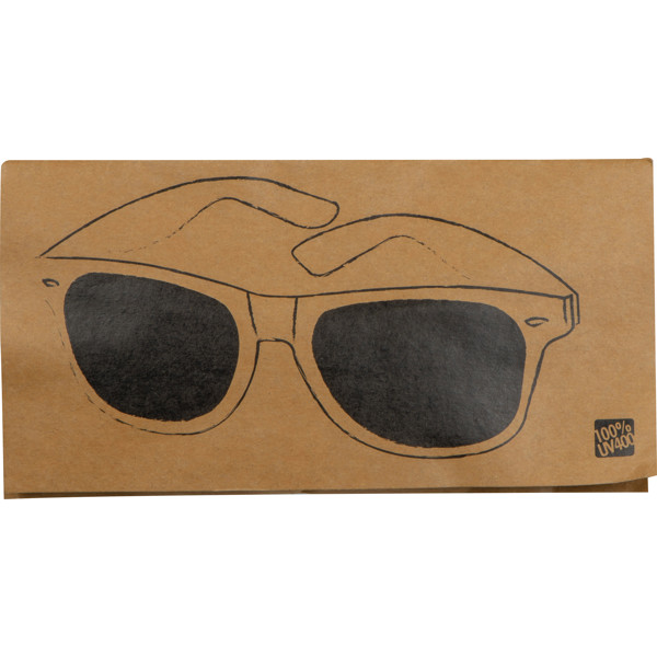 Sunglasses with wooden-look temples GISELA - Beige