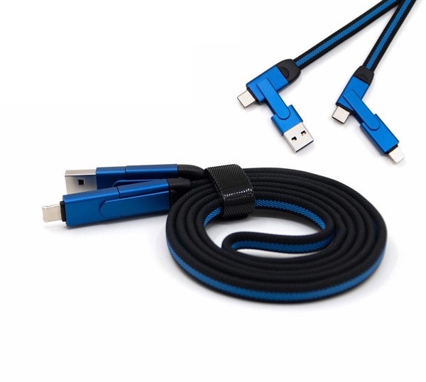 Fast charging cable 6 in 1 UC056 - SILVER