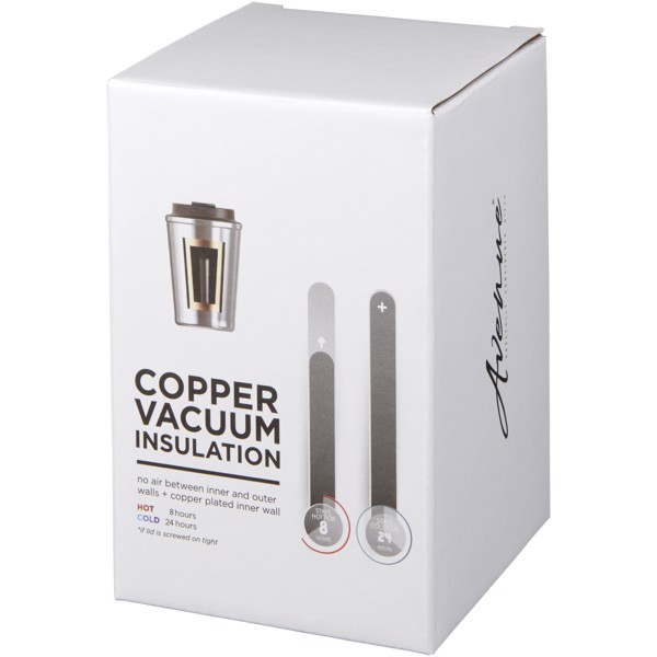 Bicchiere Thor con isolamento sottovuoto in rame a tenuta stagna da 360 ml - Bianco