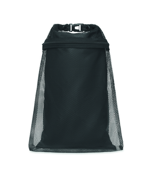 Waterproof bag 6L with strap Scuba Mesh - Black