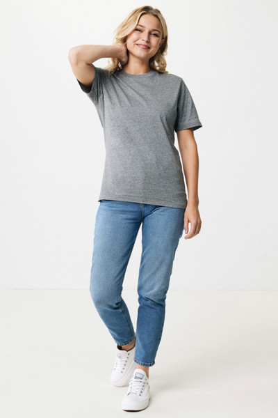T-shirt léger en coton recyclé IQONIQ Sierra - Light Heather Anthracite / S