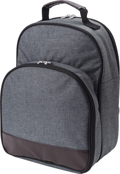 Sac à dos pique-nique en polycanvas Jolie - Grey