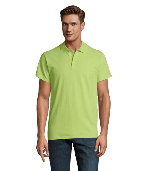 SPRING II  Polo homen  210g - Apple GreenXL