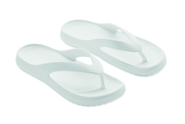 Full EVA slippers size 38/39 Evaslip - White