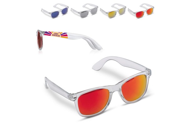 Bradley sunglasses UV400 filter, polycarbonate - Transparent Black