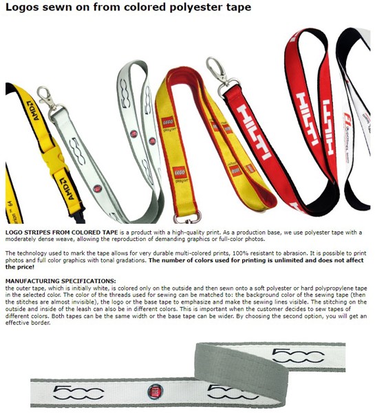 Lanyards - custom made