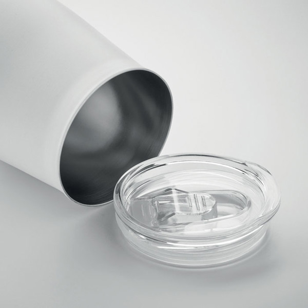 Gobelet en inox recyclé Ursa - Blanc