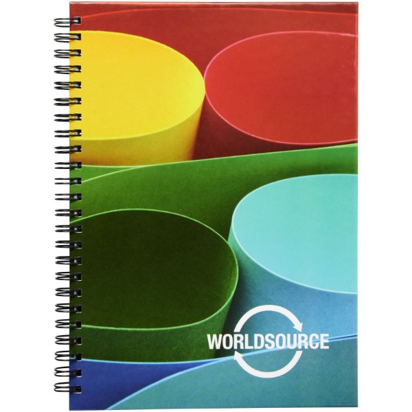 Wire-o A4 notebook hard cover - White / Black