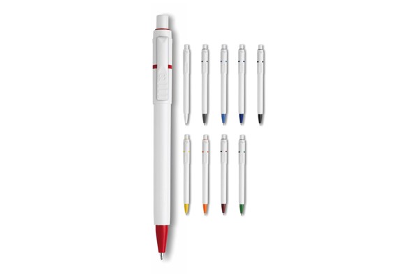 Ball pen Baron hardcolour (RX210 refill) - White / Black