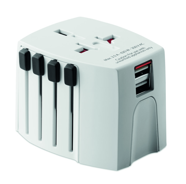 Skross Muv Usb potovalni adapter, dvojni usb, 2-polni