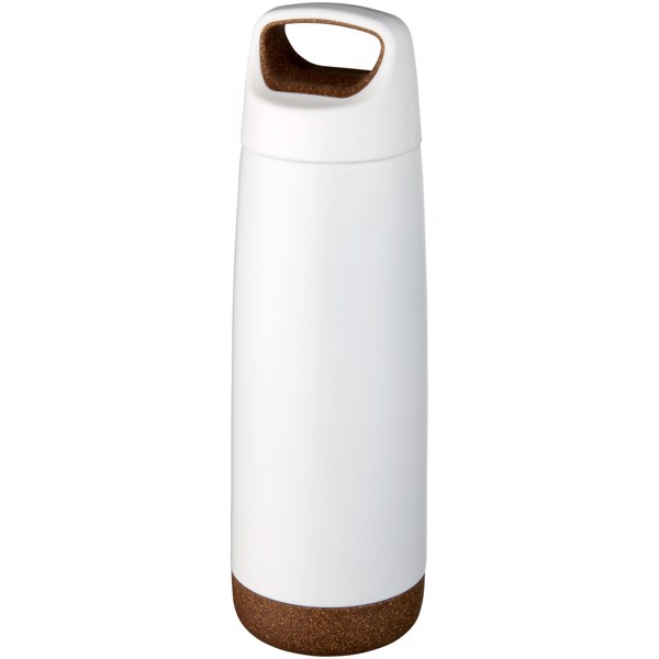 Valhalla 600 ml copper vacuum insulated water bottle - White