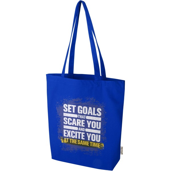 Sac shopping Florida certifié GRS 270 g/m² 10L - Bleu royal