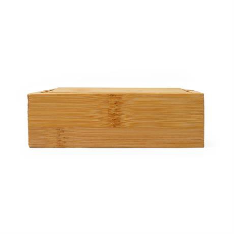 Personalized bamboo coaster set with box (4 units)