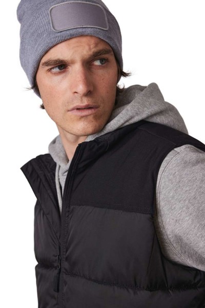 Beanie With Patch - White