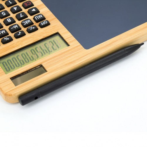 CALCULADORA BAMBU COM ECRAN AUTOMATICO "GLASGOW"