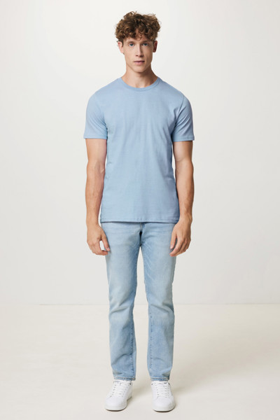 T-shirt en coton recyclé IQONIQ Brett - Sky Blue / S