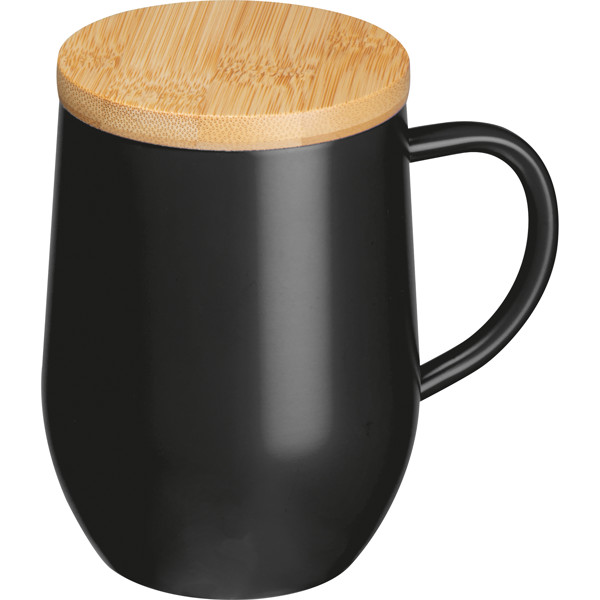 JOHN Dvojstenný hrnček, 300 ml - Black