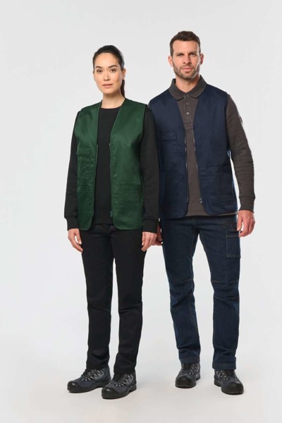 Unisex Polycotton Multi-Pocket Vest - S