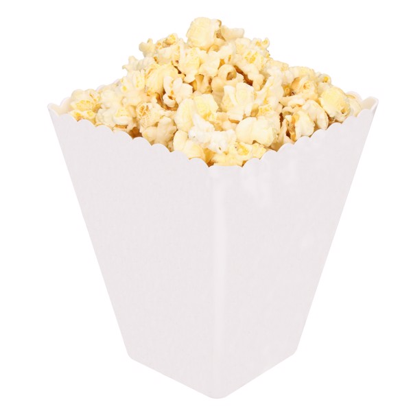 Popcorn Bowl "Hollywood" - White