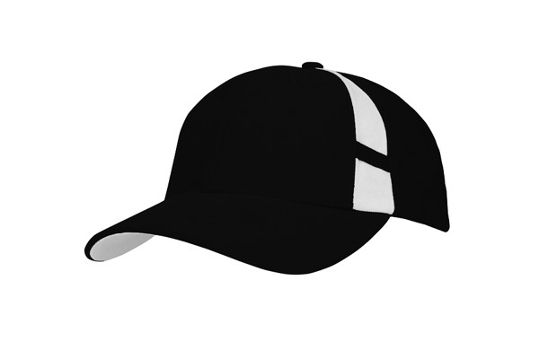 4096 - baseball cap - black/white