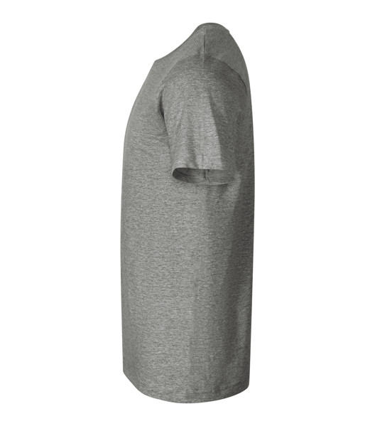 Tričko Unisex Piccolio® Paint - Tmavě Šedý Melír / 4XL