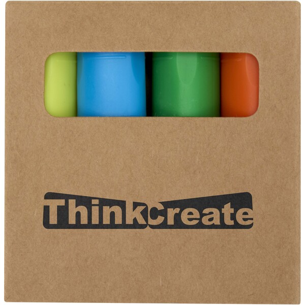 Mini recycled plastic highlighter set