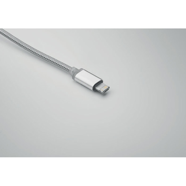 4 in 1 charging cable type C Blue - Silver